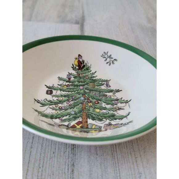 Spode‎ dessert bowl Christmas tree 2002 Xmas decor - Picture 2 of 5